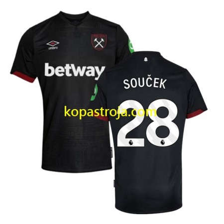 Billiga Fotbollströjor West Ham United SOUCEK 28 Borta tröja 2024/25 Kortärmad
